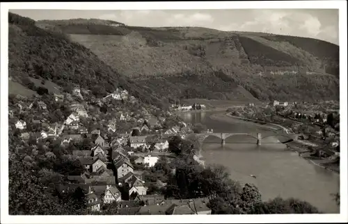 Ak Ziegelhausen Heidelberg am Neckar, Ort mit Umgebung