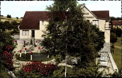 Ak Wald Erlenbach Heppenheim an der Bergstraße, Gasthof zur Rose