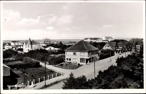 Ak Nordseebad Sankt Peter Ording, Teilansicht