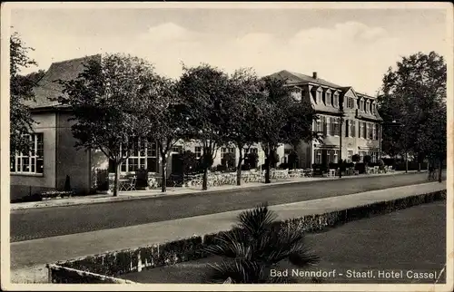 Ak Bad Nenndorf an der Weser, Staatliches Hotel Cassel