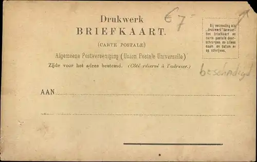 Ak Kollum Friesland, Zuidersingel, Turnfeest 1904