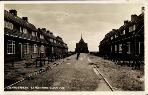 Ak Slootdorp Wieringermeer Hollands Kroon Nordholland Niederlande, Kerkstraat