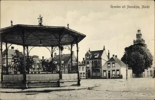 Ak IJzendijke Sluis Zeeland Niederlande, Markt