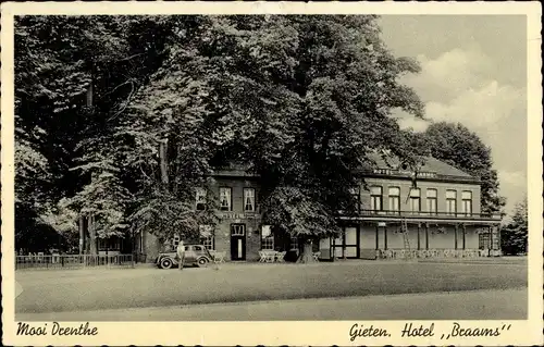 Ak Gieten Drenthe Niederlande, Hotel Braams