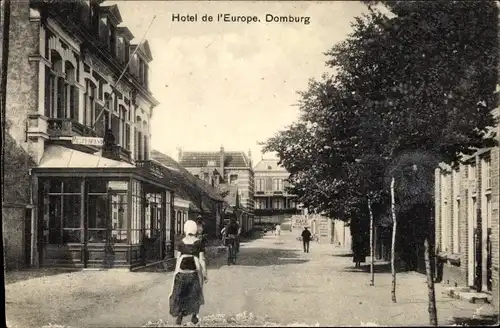 Ak Domburg Veere Zeeland Niederlande, Hotel de l'Europe