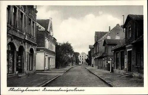 Ak Thedinghausen Niedersachsen, Braunschweiger Straße