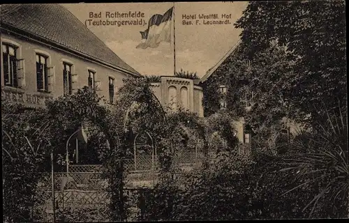 Ak Bad Rothenfelde am Teutoburger Wald, Hotel Westfälischer Hof