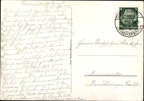 Ak Timmendorfer Strand in Ostholstein, Haus d. ev. Frauenhilfe Nordmark, Strandallee 19