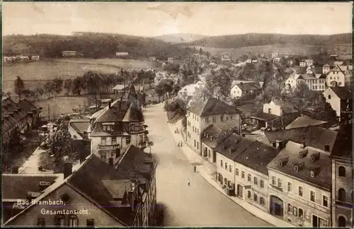 Ak Bad Brambach im Vogtland, Gesamtansicht