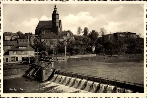 Ak Penig in Sachsen, Kirche, Wehr