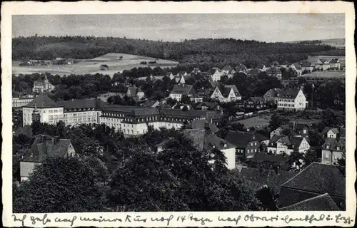 Ak Oberschlema Bad Schlema im Erzgebirge Sachsen, Teilansicht