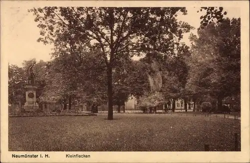 Ak Neumünster in Holstein, Kleinflecken, Denkmal