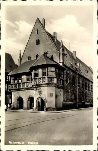 Ak Halberstadt am Harz, Rathaus