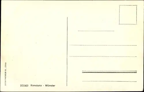 Ak Konstanz am Bodensee, Inneres vom Münster