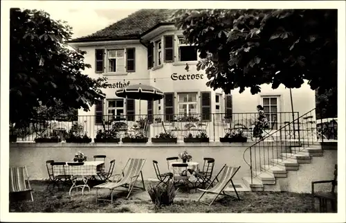 Ak Unteruhldingen Uhldingen Mühlhofen am Bodensee, Gasthof Seerose