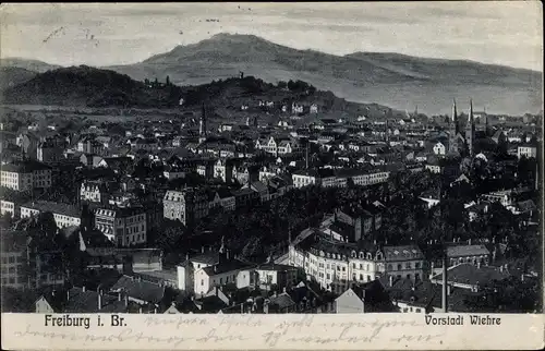 Ak Freiburg im Breisgau, Vorstadt Wiehre