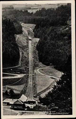 Ak Oberweißbach Schwarzatal, Bergbahn, Obstfelderschm.