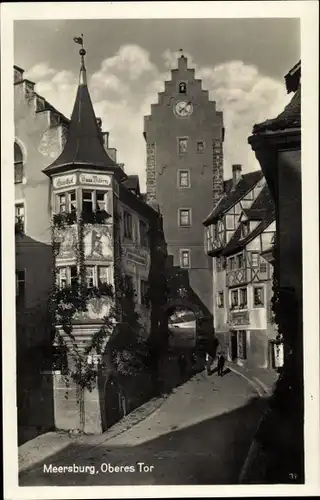 Ak Meersburg am Bodensee, Oberes Tor, Gasthof zum Bären