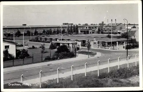 Ak Drachten Friesland, Philips, Stadtpartie