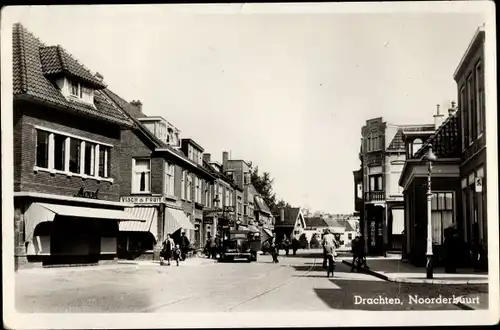 Ak Drachten Friesland, Noorderbuurt