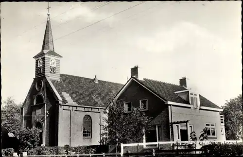 Ak Bakkeveen Friesland Niederlande, Kerk