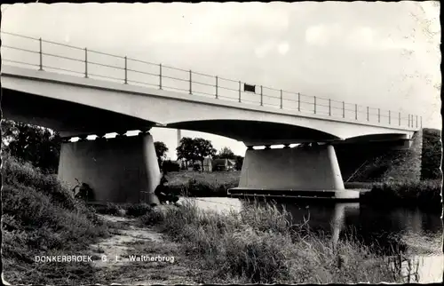 Ak Donkerbroek Friesland, G. I. Waltherbrug