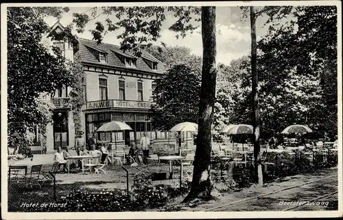 Ak Beetsterzwaag Friesland Niederlande, Hotel De Horst, Cafe-Restaurant