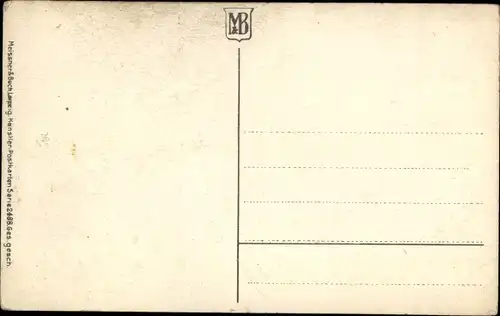 Ak Landschaftsmotiv, Bäume, Meissner & Buch 2488