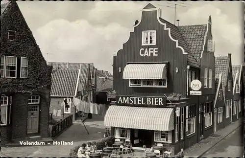 Ak Volendam Nordholland Niederlande, Cafe, Amstel Bier, Restaurant