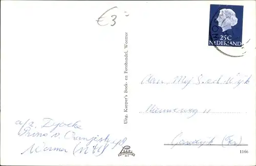 Ak Wormer Nordholland, Spatterstraat