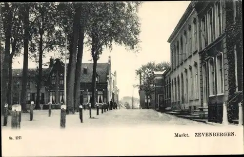 Ak Zevenbergen Nordbrabant, Markt