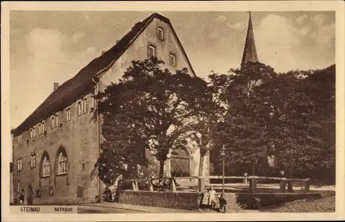 Ak Ścinawa Steinau an der Oder Schlesien, Rathaus