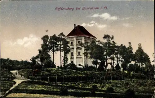 Ak Lanškroun Landskron in Böhmen Region Pardubice, Schlossberg