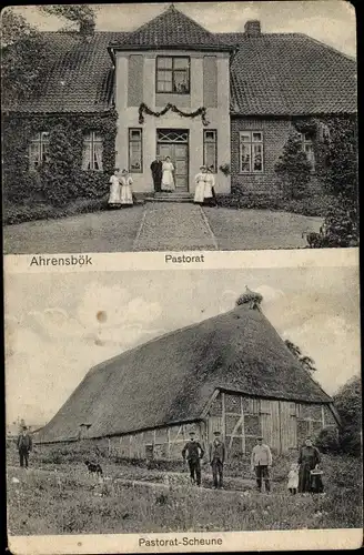 Ak Ahrensbök in Ostholstein, Pastorat, Scheune