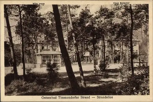 Ak Ostseebad Timmendorfer Strand, Strandallee, Villa Irene, Haus Seedadler