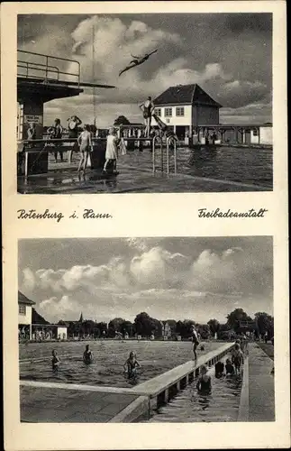 Ak Rotenburg an der Wümme, Freibad