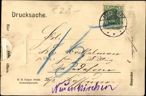 Passepartout Ak Bruchhausen Vilsen Niedersachsen, Album, Teilansicht