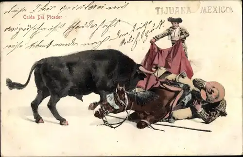 Ak Tijuana Baja California Mexiko, Caida Del Picador, Stierkampf