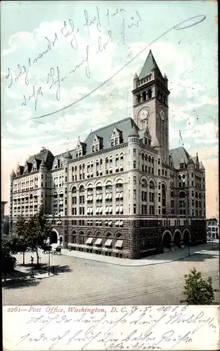 Ak Washington DC USA, Post Office