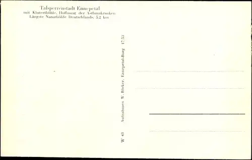 Ak Ennepetal im Ruhrgebiet, Kluterthöhle, Kurhaus