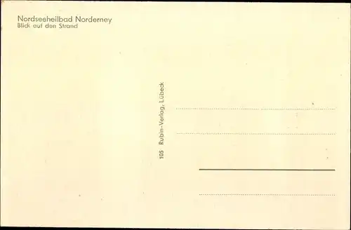 Ak Norderney in Ostfriesland, Blick auf den Strand