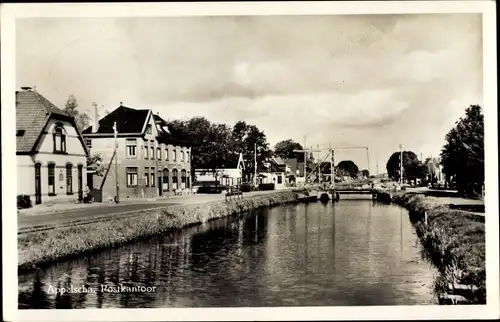 Ak Appelscha Fryslân Friesland, Postkantoor