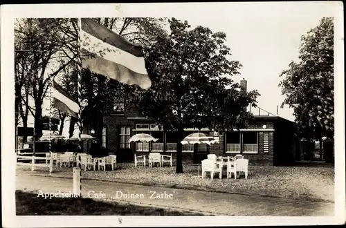 Ak Appelscha Fryslân Friesland, Cafe Duinen Zathe