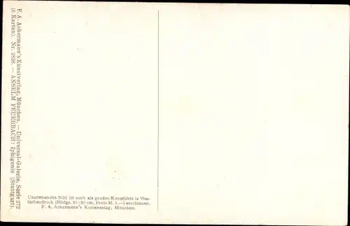 Künstler Ak Feuerbach, Anselm, Iphigenie