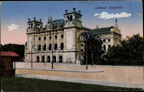 Ak Koblenz am Rhein, Festhalle