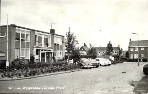 Ak Wormer Nordholland, Wijkgebouw Groene Kruis