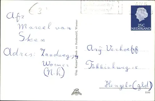 Ak Wormer Nordholland, Spatterstraat