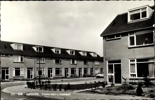 Ak Zuid Scharwoude Langedijk Nordholland Niederlande, Cederlaan, Lindelaan