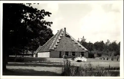 Ak Zuid Scharwoude Langedijk Nordholland Niederlande, Westfriese stelpboerderij