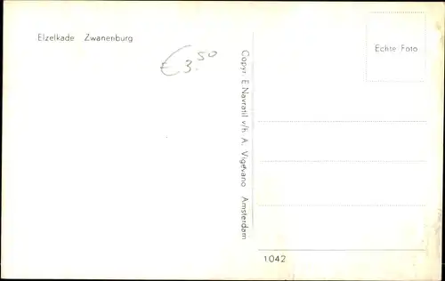 Ak Zwanenburg Nordholland Niederlande, Elzelkade